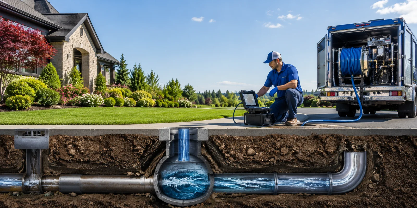 Drainage restoration information for Larwill, IN